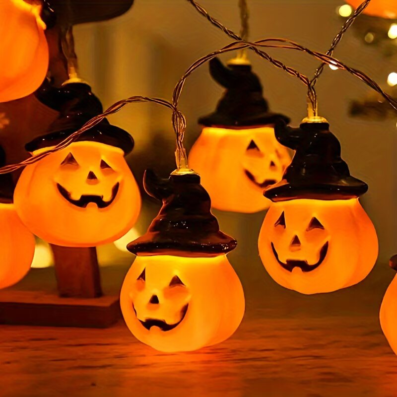 1.5M/59.06in Halloween Pumpkin - Halloween Led String Lights Orange review and price