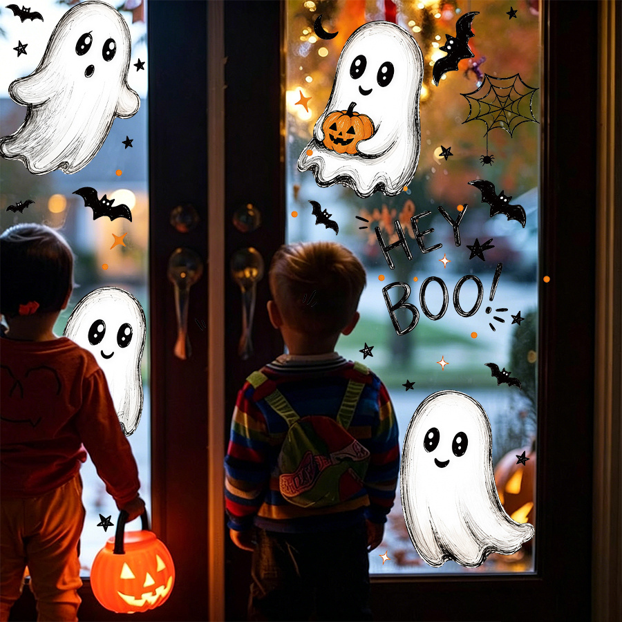 3pcs Halloween Window Decals S - Spider Web Halloween Decoration review and price