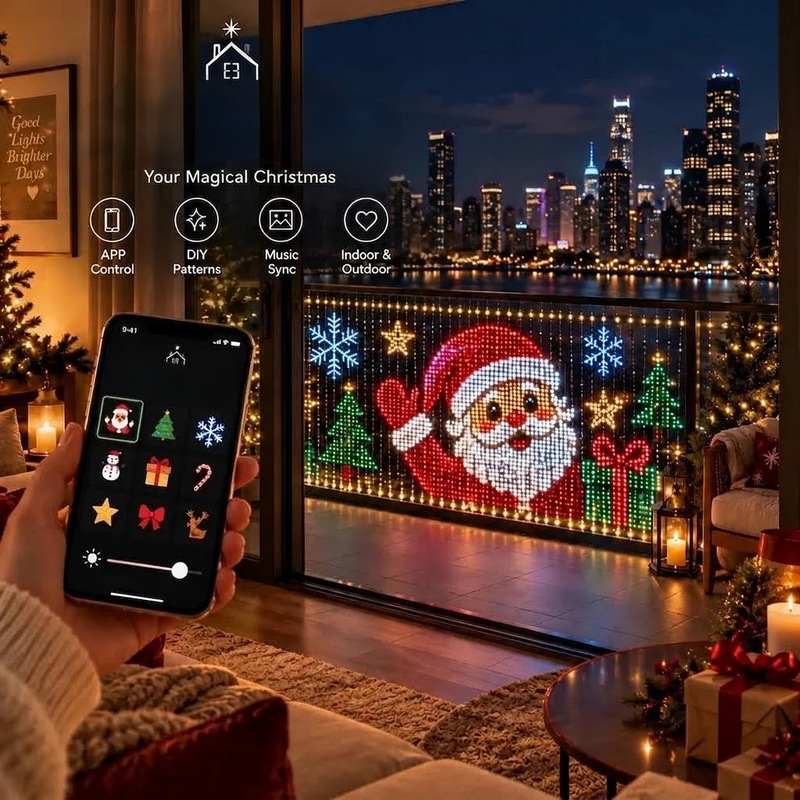LED natal Grid String Lights,  - Halloween Led String Lights Orange review and price