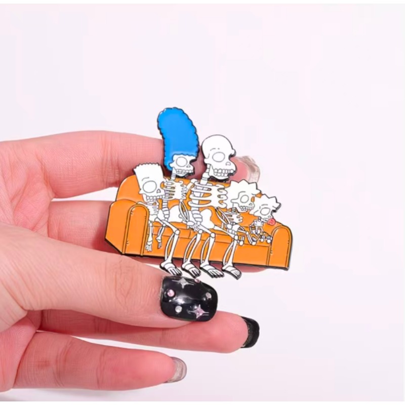 New Cartoon Anime Figure Brooc - Halloween Skeleton Decoration review and price