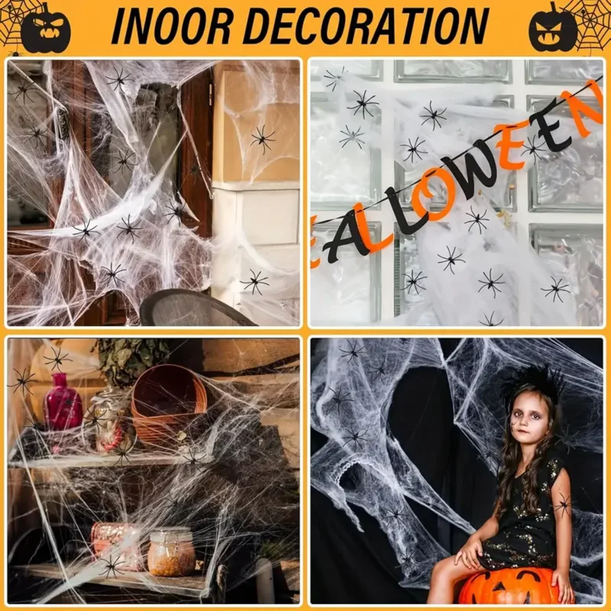 1-20PCS Halloween Decoration S - Spider Web Halloween Decoration review and price