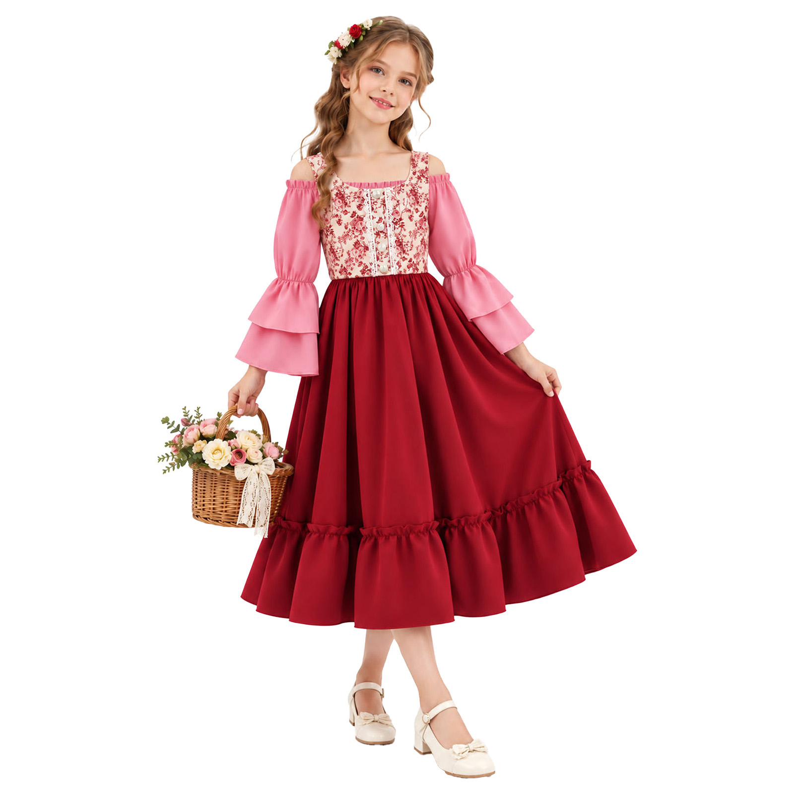 Kids Girls Renaissance Medieva - Halloween Costume Kids review and price