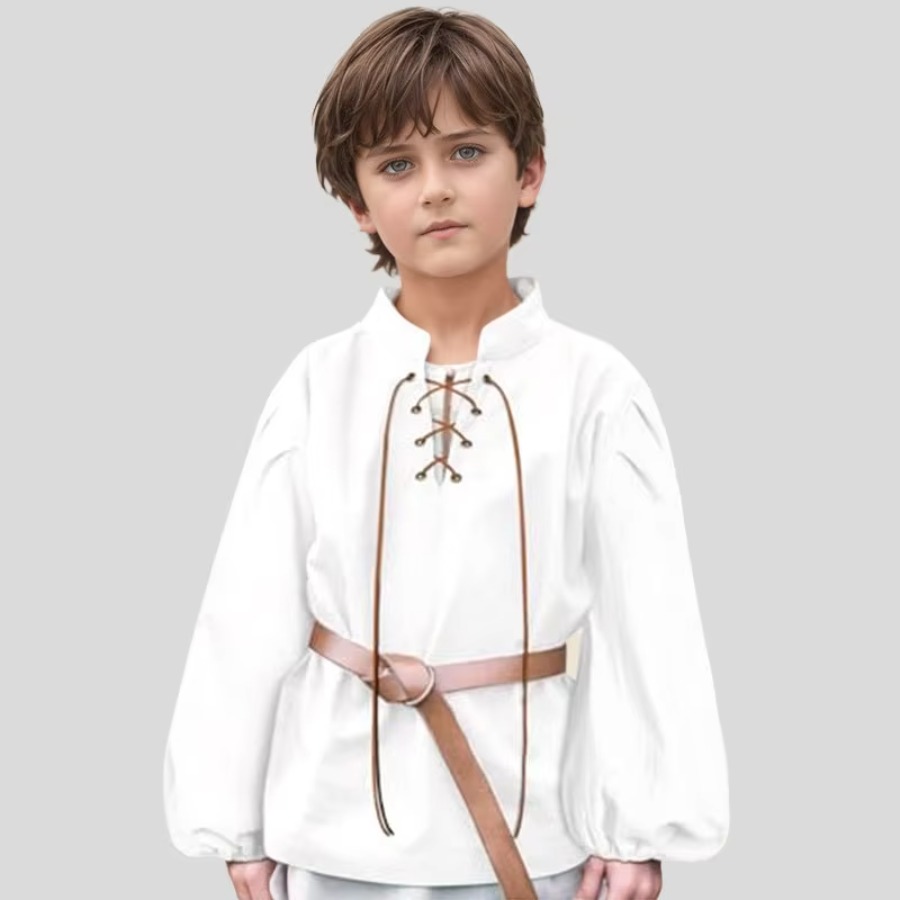 Boys Medieval Pirate Shirt Kid - Halloween Costume Kids review and price