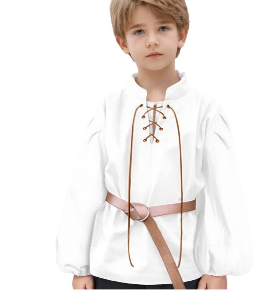 Boys Medieval Pirate Shirt Kid - Halloween Costume Kids review and price