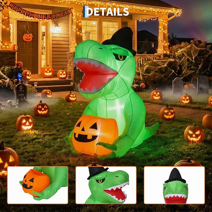 135cm  Halloween Inflatables O - Halloween Pumpkin Decor Led review and price