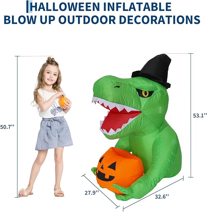 135cm  Halloween Inflatables O - Halloween Pumpkin Decor Led review and price