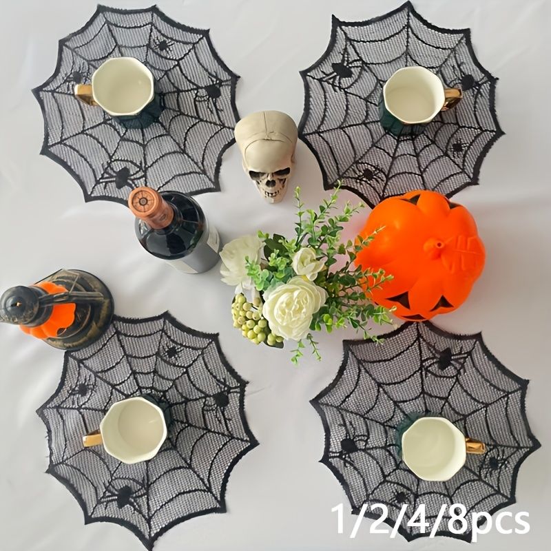 VIKAMA Halloween Black Lace Sp - Spider Web Halloween Decoration review and price