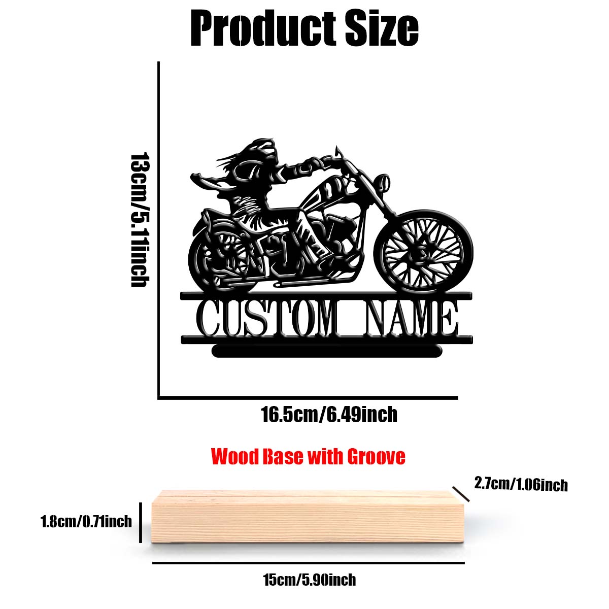 1Pc Csutom Motorbicycle Rider  - Halloween Party Supplies review and price