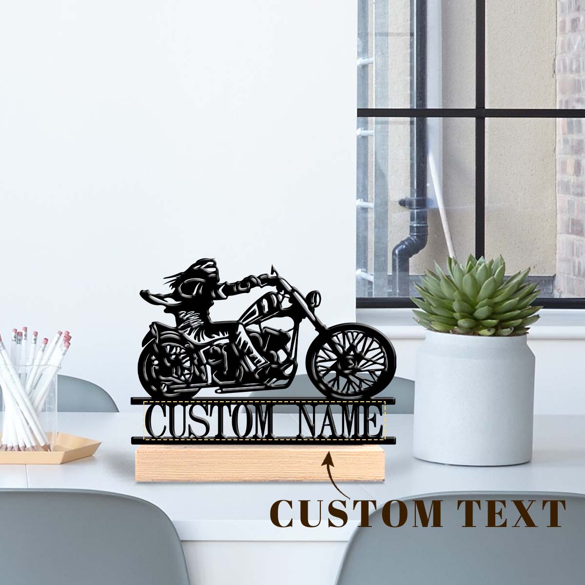 1Pc Csutom Motorbicycle Rider  - Halloween Party Supplies review and price