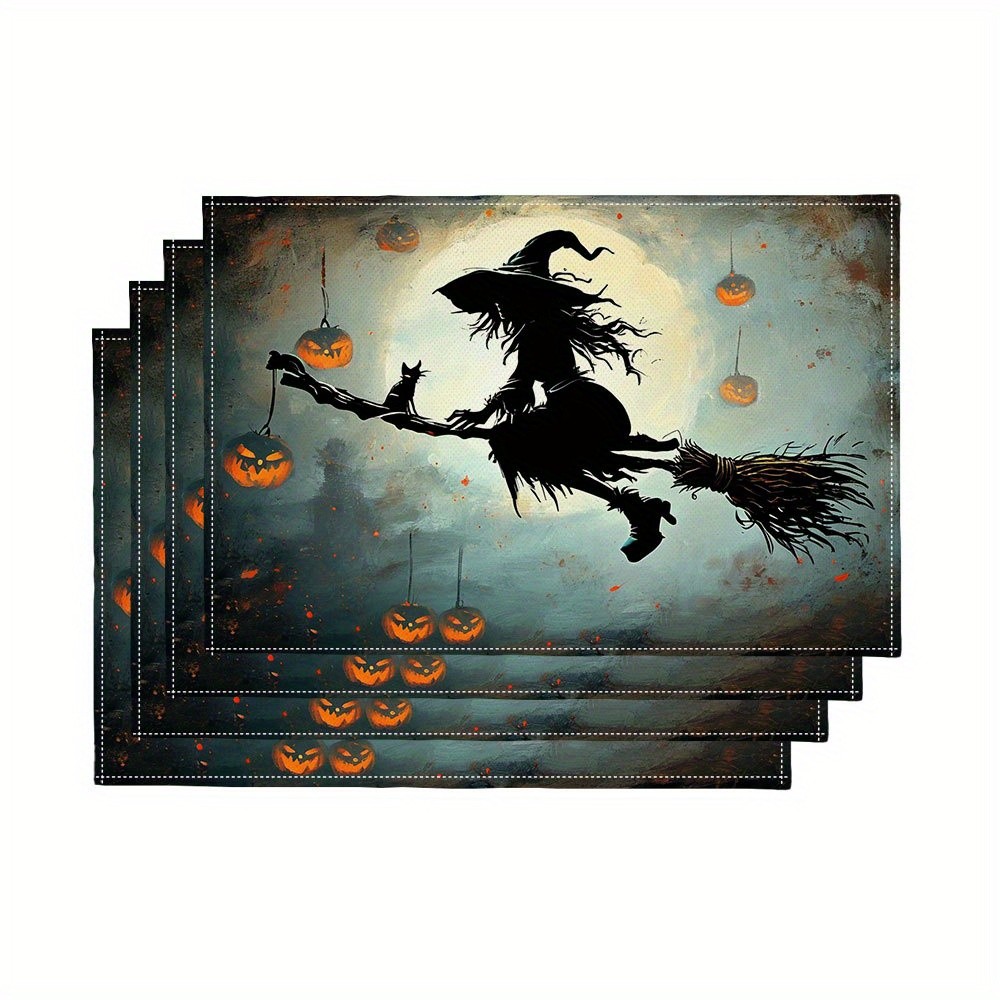 Set of 4 Spooky Halloween Witc - Pumpkin Lantern Halloween review and price