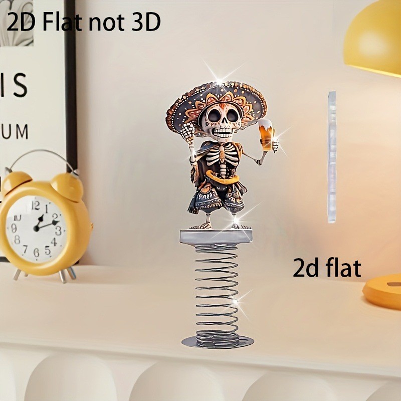 Halloween 2D Acrylic Swinging  - Halloween Skeleton Decoration review and price