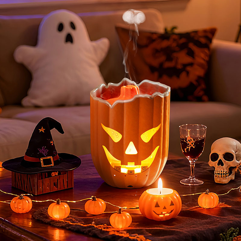 Pumpkin Air Humidifier, 7 Colo - Halloween Pumpkin Decor Led review and price