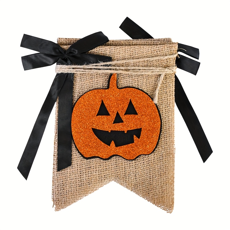 1 Set Rustic Halloween Banner  - Pumpkin Lantern Halloween review and price